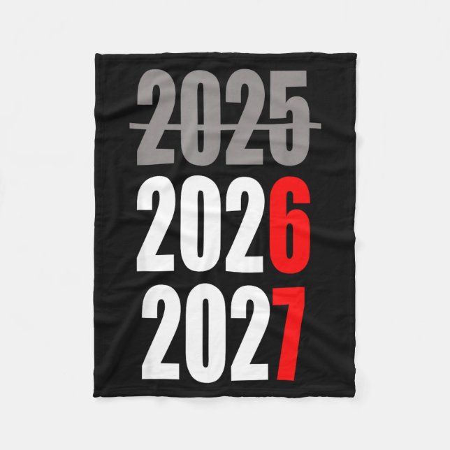 Couverture Polaire New Year 2026 Funny 67 New Year's Eve Party  (Devant)