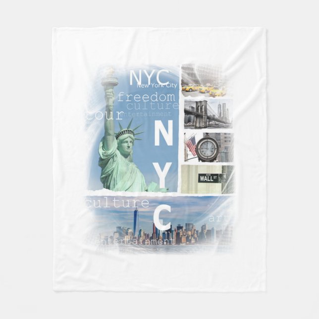 Couverture Polaire New York City Nyc (Devant)
