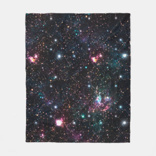 Couverture Polaire Night Galaxy Space PrintSeamless Pattern in Repeat