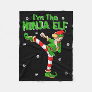 Couverture Polaire Ninja Elfe Karaté Taekwondo Arts Martiaux MMA