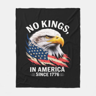 Couverture Polaire No Kings In America Classic Retro Graphic Design
