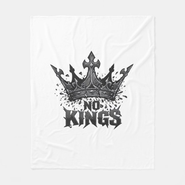 Couverture Polaire No Kings In America Minimal Clean (Devant)