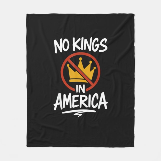 Couverture Polaire No Kings In America No Crown Minimal Clean (Devant)