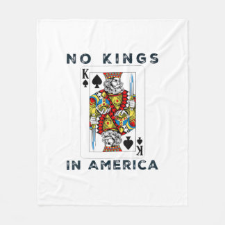 Couverture Polaire No Kings In America We The People Creative Style