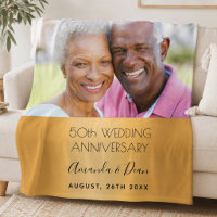 noces d'or personnalisées avec photo pour 50 ans d