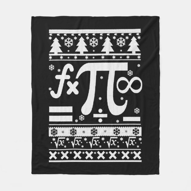 Couverture Polaire Noël des maths (Devant)