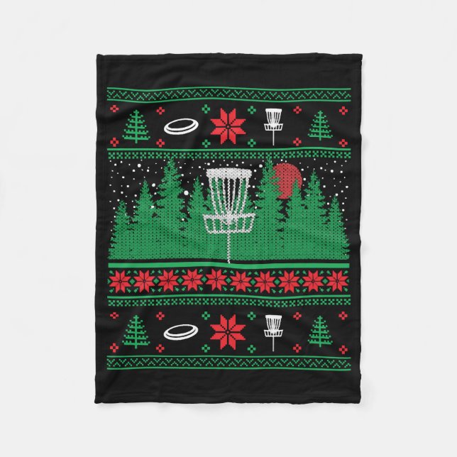 Couverture Polaire Noël Disque Golf Frisbee Vilain Noël Noël Noël Noë (Devant)