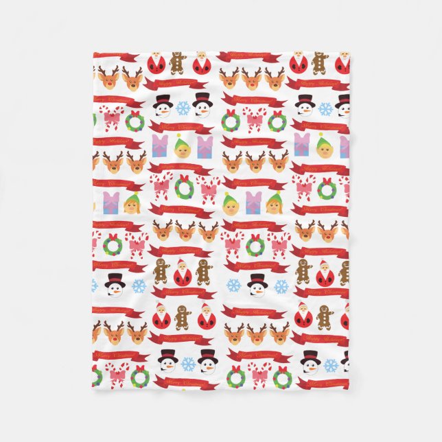 Couverture Polaire Noël mignon (Devant)