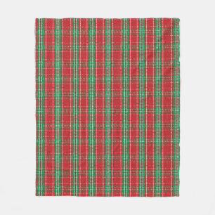 Couverture Polaire Noël Russe Agritourisme vacances Rouge Plaid