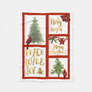 Couverture Polaire Noël Sherpa Blanket