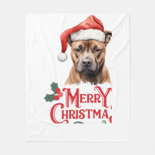Couverture Polaire Noël Sussex Spaniel