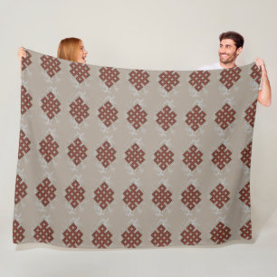 Couverture Polaire noeud sans fin