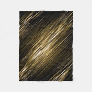 Couverture Polaire noir et or