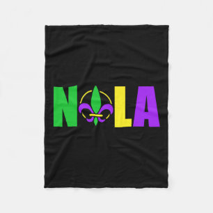 Couverture Polaire Nola Nouvelle-Orléans Louisiane 504 Fleur-de-lis M