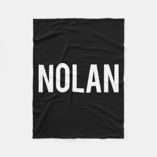 Couverture Polaire Nolan - Cool New Funny Name Fan Gift Tee 