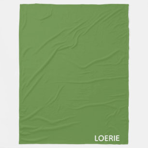 Couverture Polaire Nom de la couleur verte Loerie