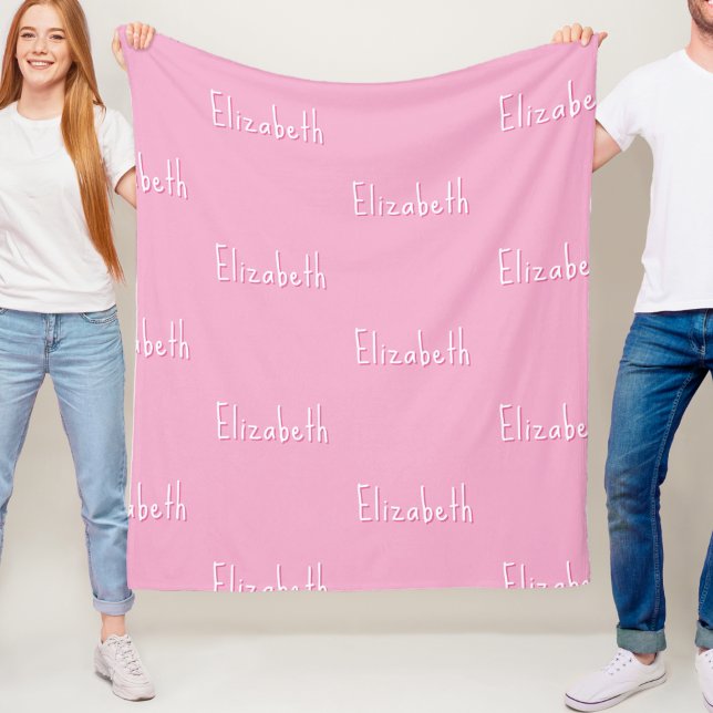 Couverture Polaire Nom Fleece Blanket Cadeau personnalisé personnalis (Créateur téléchargé)