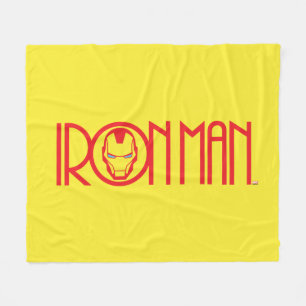 Couverture Polaire Nom Iron Man Art Déco