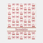 Nom personnalisé Filles roses et cerises Coquette 