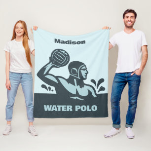 Couverture Polaire Nom personnalisé Water Polo