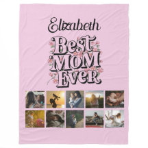 Nom Photo Collage Meilleure Maman Jamais Retro Typ