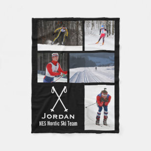 Couverture Polaire Nordic de ski de pays croisé emballant le collage