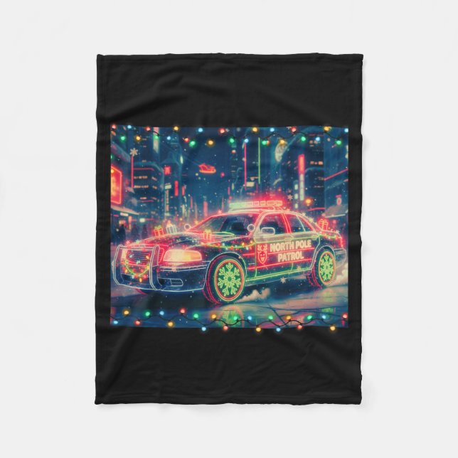 Couverture Polaire North Le Patrol Christmas Car Tee  (Devant)