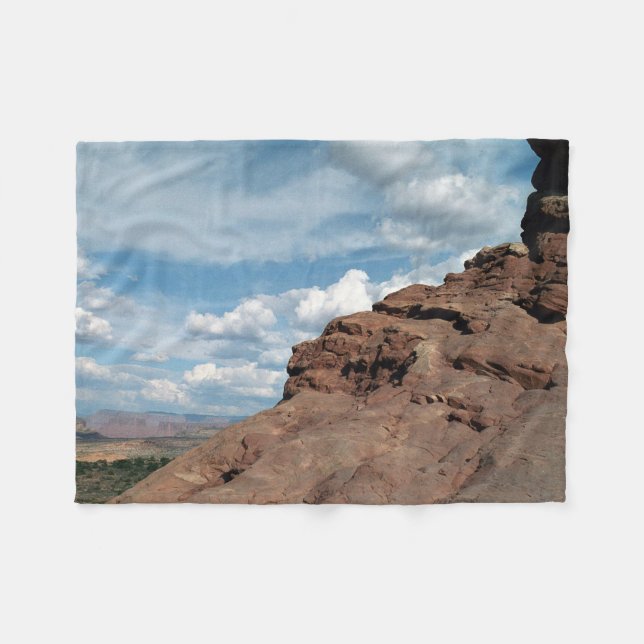 Couverture Polaire North Window Arch Utah Desert Paysage Photo (Devant (Horizontal))