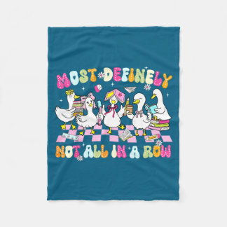 Couverture Polaire Not All Row Definitely Goose Silly Most Teacher Fu