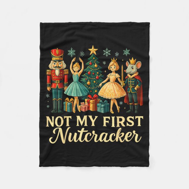 Couverture Polaire Not My First Nutcracker Sugar Plum Costume, Christ (Devant)