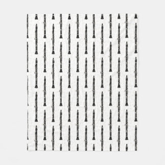 Couverture Polaire Notes de musique de clarinette Clarinettiste Music