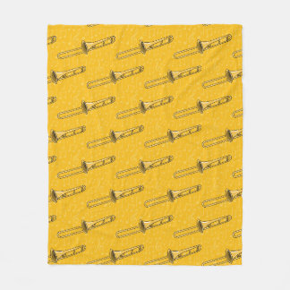 Couverture Polaire Notes de musique pour trombone Tromboniste Musicie