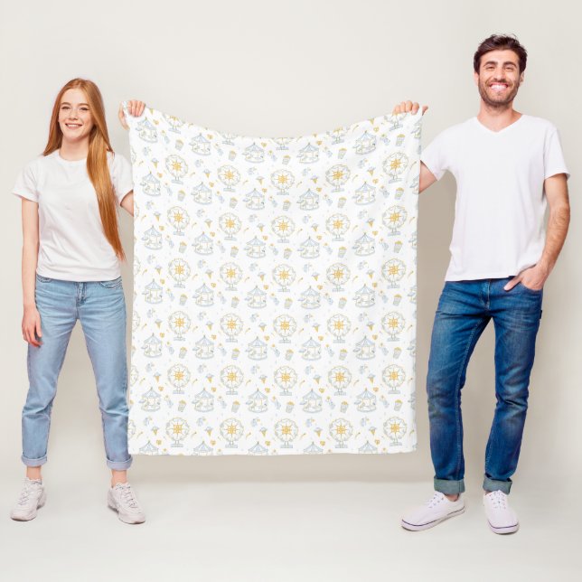 Couverture Polaire Nourriture pour bébé du Carnaval de l'espace sur l (En situation)