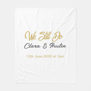 Couverture Polaire Nous faisons encore couple nom date champagne or v