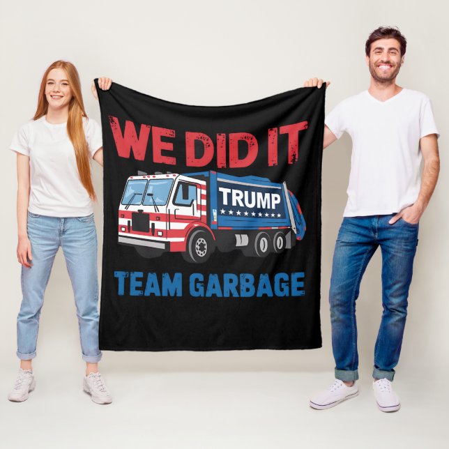 Couverture Polaire Nous L'Avons Fait Équipe Ordures Trump Président 4 (En situation)