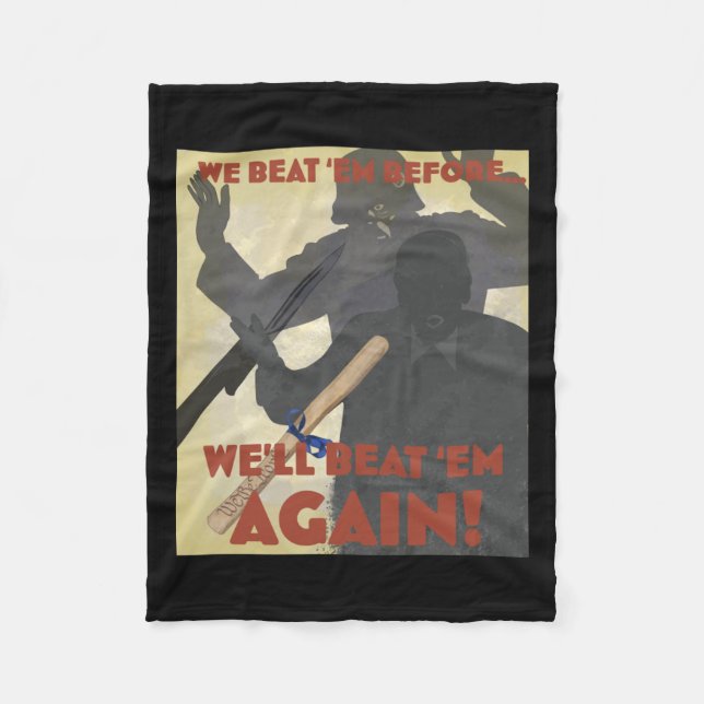 Couverture Polaire Nous Les Avons Battus Avant. On va les battre de n (Devant)