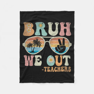 Couverture Polaire Nous Sortons Des Enseignants Super Rétro Heureux D