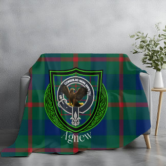 Couverture Polaire Nouveau Clan écossais Tartan & Crest