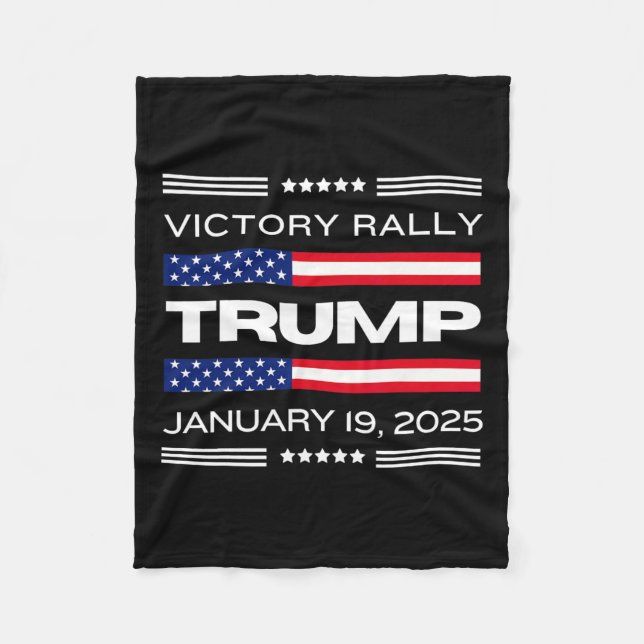 Couverture Polaire NOUVEAUTÉ ! Trump Victory Rally Mega Historique Le (Devant)