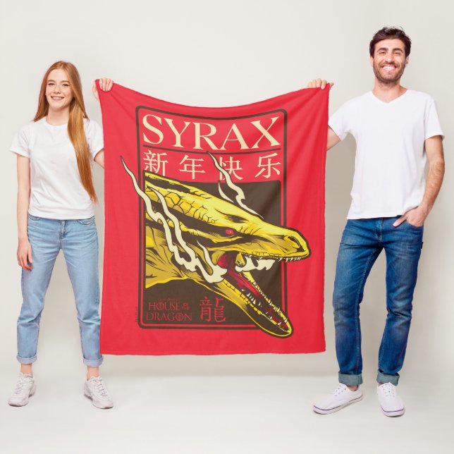 Couverture Polaire Nouvel An Syrax | 新 年 乐 快 (En situation)