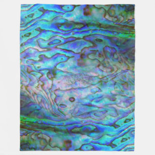COUVERTURE POLAIRE NOUVELLE ZÉLANDE KIWI PAUA FLEECE BLANKET