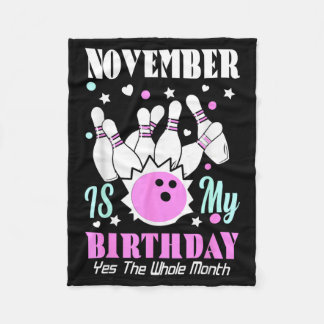 Couverture Polaire Novembre est l'anniversaire tout le mois drôle