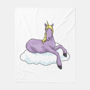 Couverture Polaire Nuage Unicorn