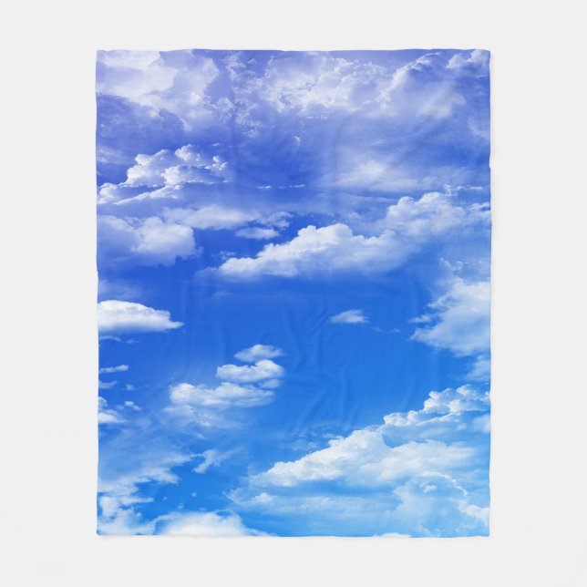 Couverture Polaire Nuages (Devant)
