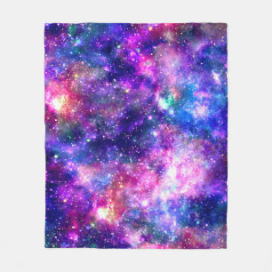Couverture Polaire Nuit Galaxy