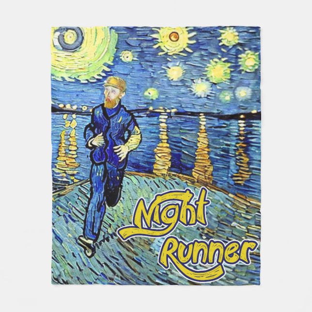 Couverture Polaire Nuit Starry Starry (Devant)