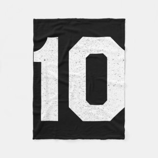 Couverture Polaire Numéro de maillot #10 10e anniversaire