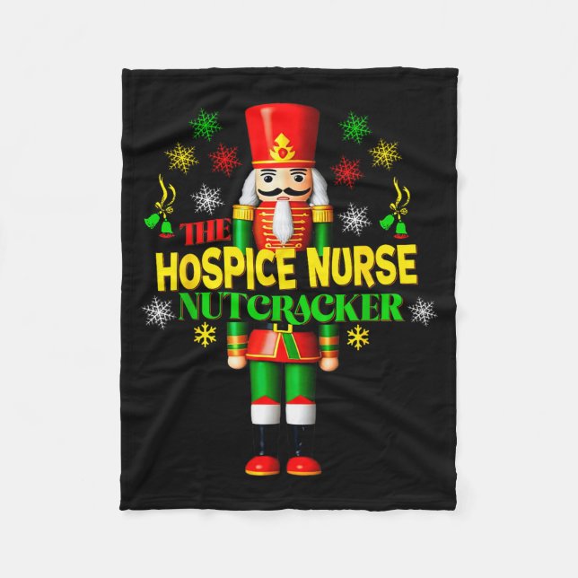 Couverture Polaire Nutcracker Hosce Nurse Festive Christmas Holiday S (Devant)