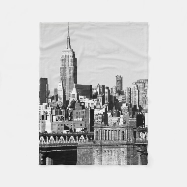 Couverture Polaire NYC Skyline II (Devant)