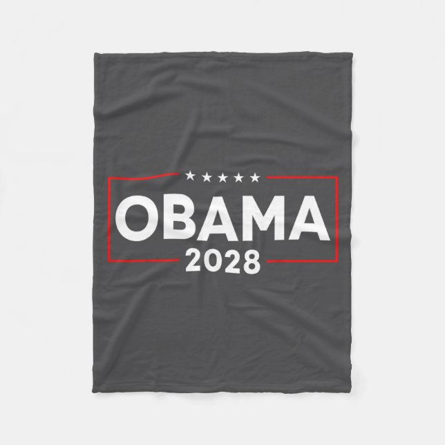 Couverture Polaire Obama 2028 3rd Term Let's Fix This, Obama For  (Devant)
